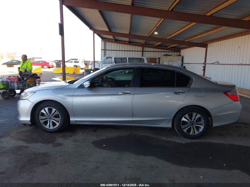 2013 Honda Accord Lx VIN: 1HGCR2F37DA130262 Lot: 43981511