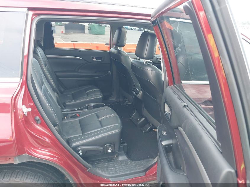 2018 Toyota Highlander Se VIN: 5TDJZRFH7JS547177 Lot: 43981514