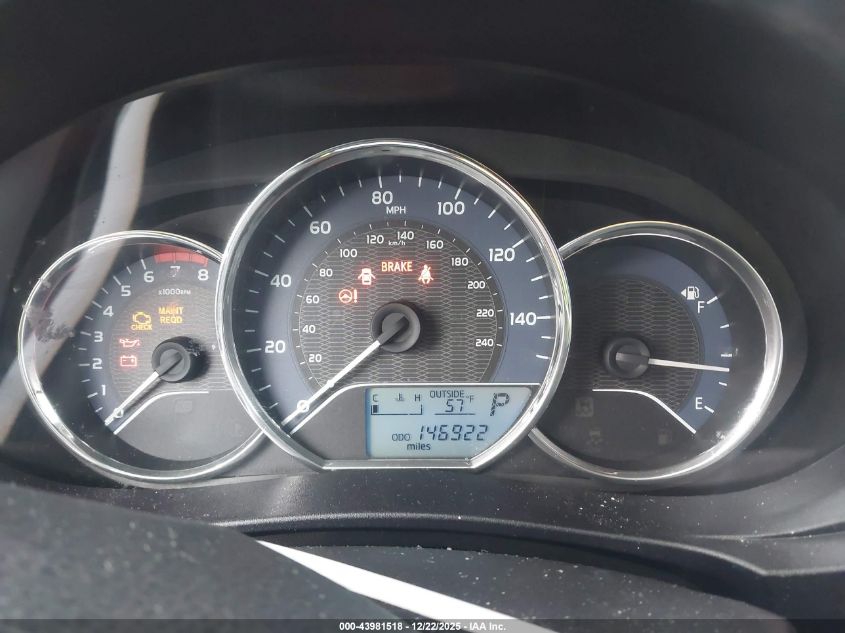 2014 Toyota Corolla Le Plus VIN: 5YFBURHE2EP131817 Lot: 43981518