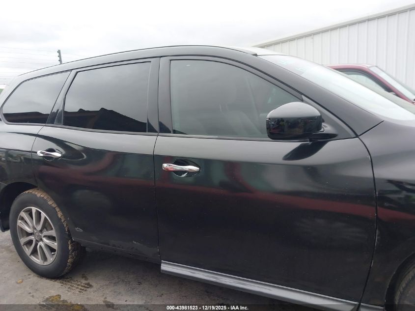 2013 Nissan Pathfinder S VIN: 5N1AR2MN7DC656014 Lot: 43981523