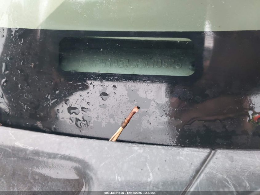 2006 Ford F-150 Fx4/Lariat/Xlt VIN: 1FTPW14516FA10826 Lot: 43981526