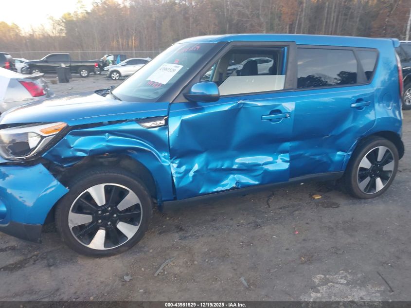 2019 Kia Soul + VIN: KNDJP3A5XK7633269 Lot: 43981529