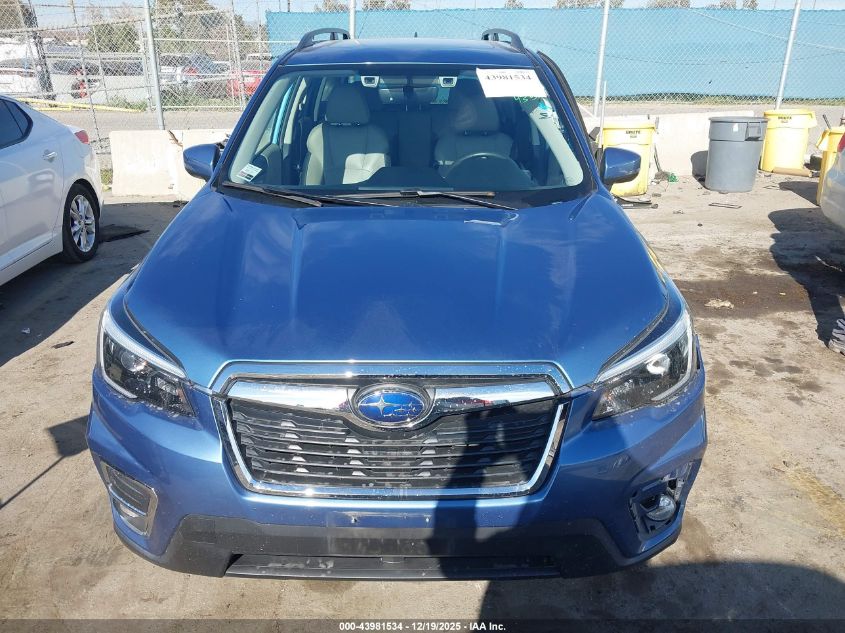 2021 Subaru Forester Limited VIN: JF2SKASC4MH524356 Lot: 43981534