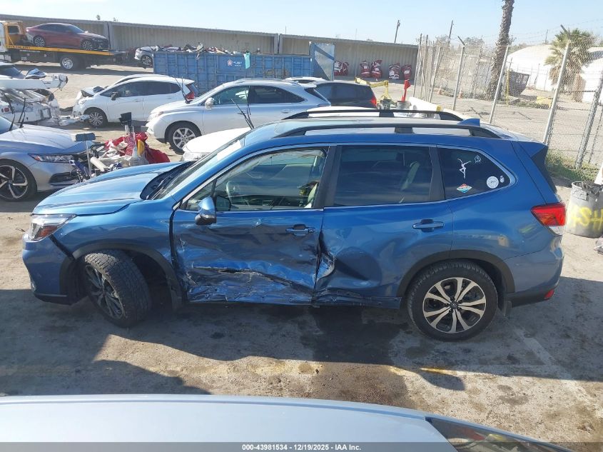 2021 Subaru Forester Limited VIN: JF2SKASC4MH524356 Lot: 43981534