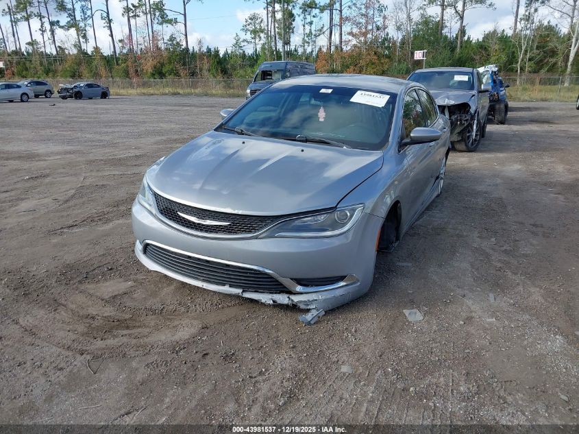 2015 Chrysler 200 Limited VIN: 1C3CCCAB1FN530077 Lot: 43981537