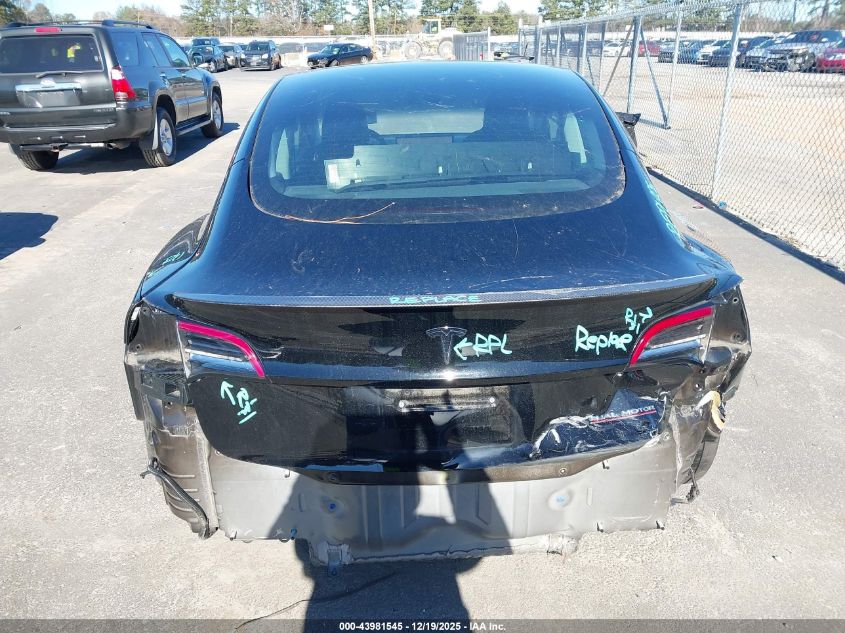 2022 Tesla Model 3 Performance Dual Motor All-Wheel Drive VIN: 5YJ3E1EC7NF175734 Lot: 43981545