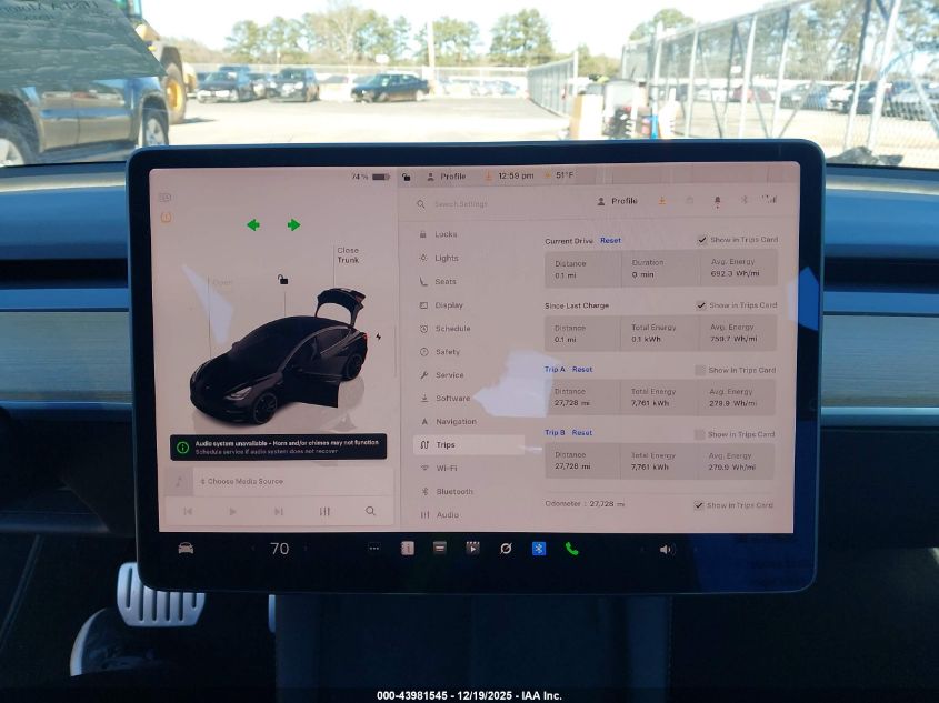 2022 Tesla Model 3 Performance Dual Motor All-Wheel Drive VIN: 5YJ3E1EC7NF175734 Lot: 43981545