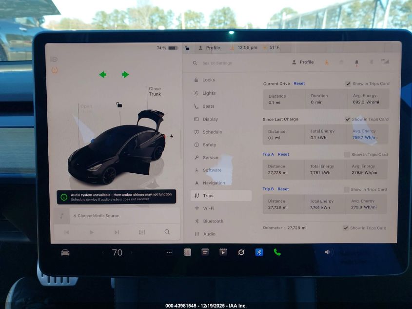 2022 Tesla Model 3 Performance Dual Motor All-Wheel Drive VIN: 5YJ3E1EC7NF175734 Lot: 43981545