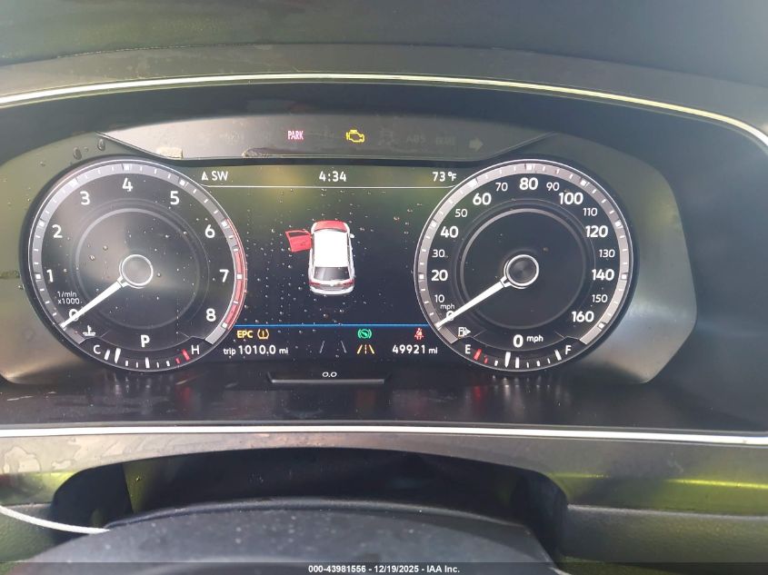 2019 Volkswagen Tiguan 2.0T Sel Premium/2.0T Sel Premium R-Line VIN: 3VV4B7AX2KM073338 Lot: 43981556