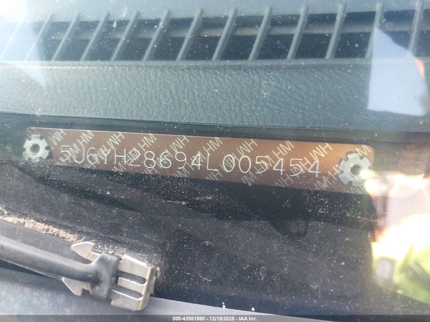 2004 Honda Element Ex VIN: 5J6YH28694L005454 Lot: 43981560