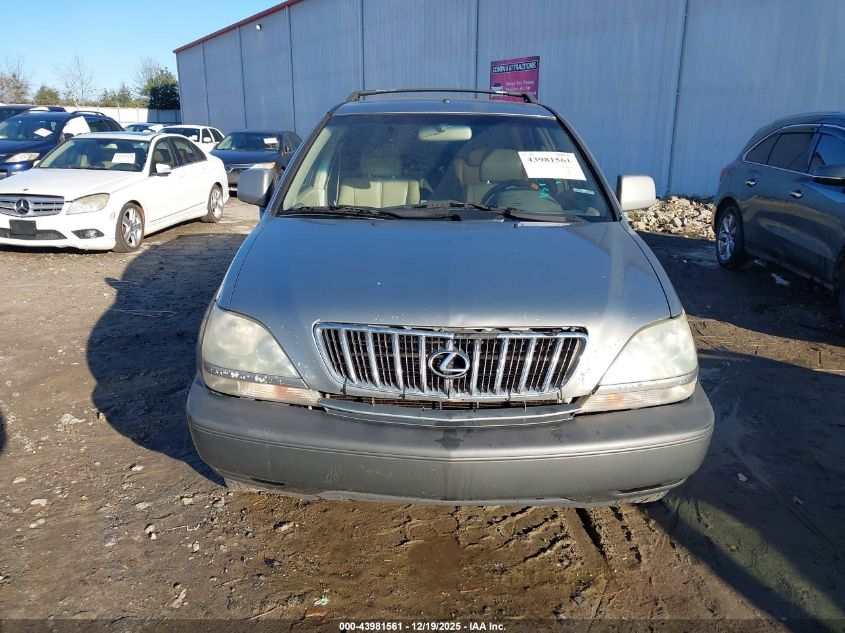 2001 Lexus Rx 300 VIN: JTJHF10U310212030 Lot: 43981561