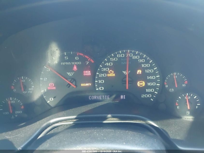 2000 Chevrolet Corvette VIN: 1G1YY22G8Y5112070 Lot: 43981569