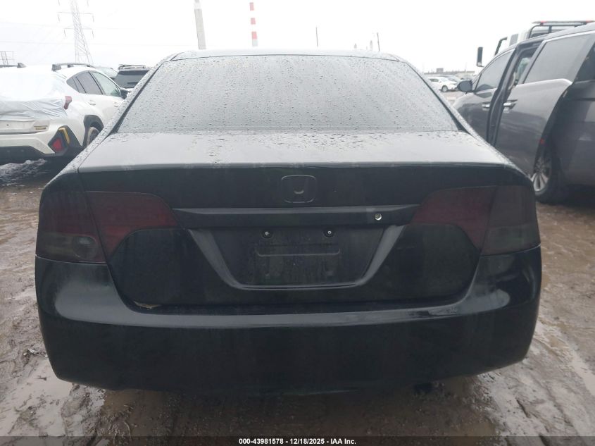 2009 Honda Civic Lx VIN: 19XFA165X9E048450 Lot: 43981578