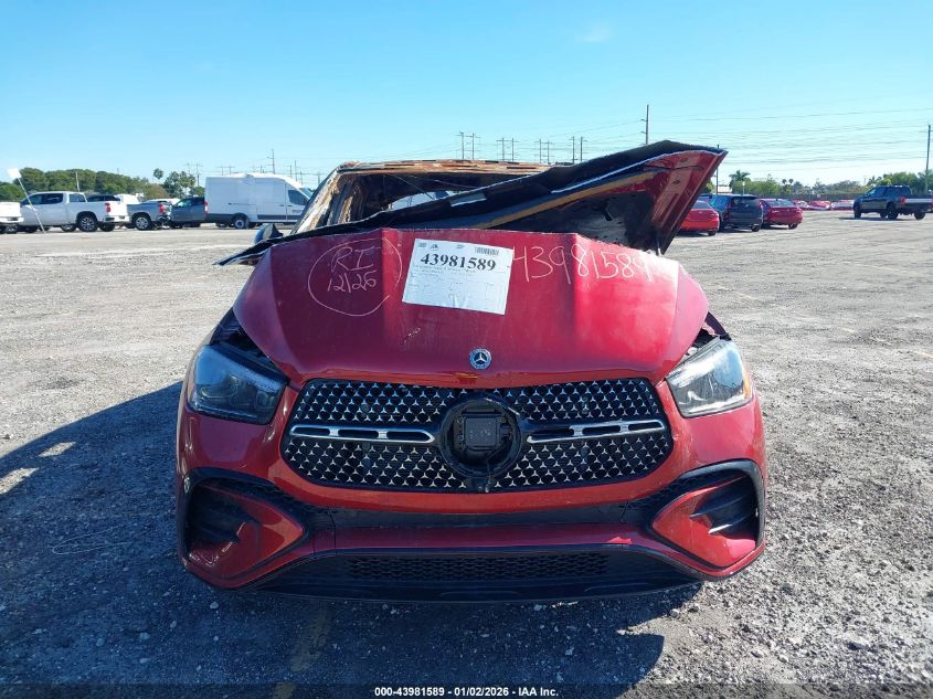 2025 Mercedes-Benz Gle 450 Coupe 4Matic VIN: 4JGFD5KB1SB301888 Lot: 43981589