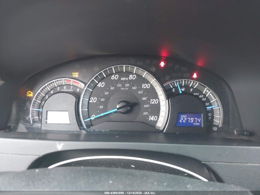 2012 Toyota Camry Se VIN: 4T1BF1FK4CU055775 Lot: 43981596