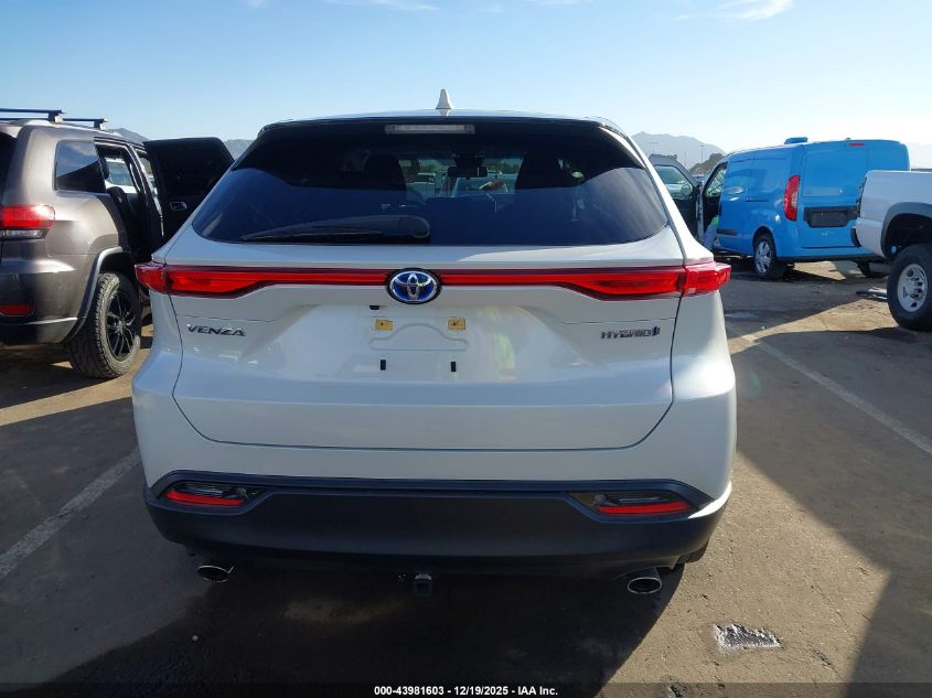 2021 Toyota Venza Le VIN: JTEAAAAHXMJ067406 Lot: 43981603