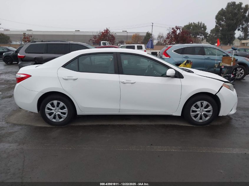 2015 Toyota Corolla L VIN: 5YFBURHE0FP345951 Lot: 43981611