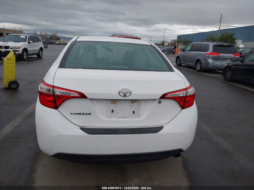 2015 Toyota Corolla L VIN: 5YFBURHE0FP345951 Lot: 43981611
