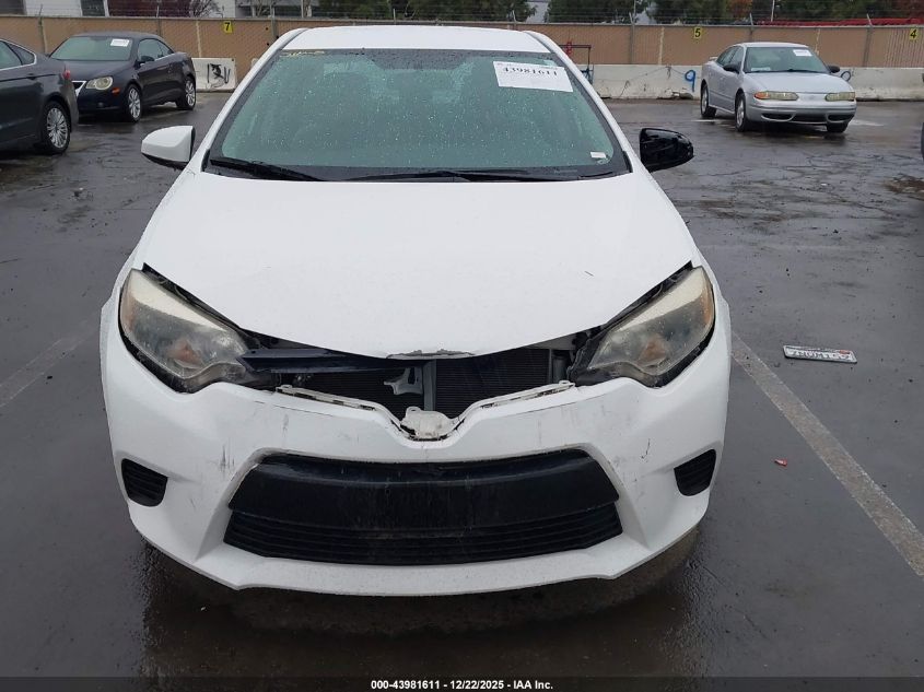 2015 Toyota Corolla L VIN: 5YFBURHE0FP345951 Lot: 43981611