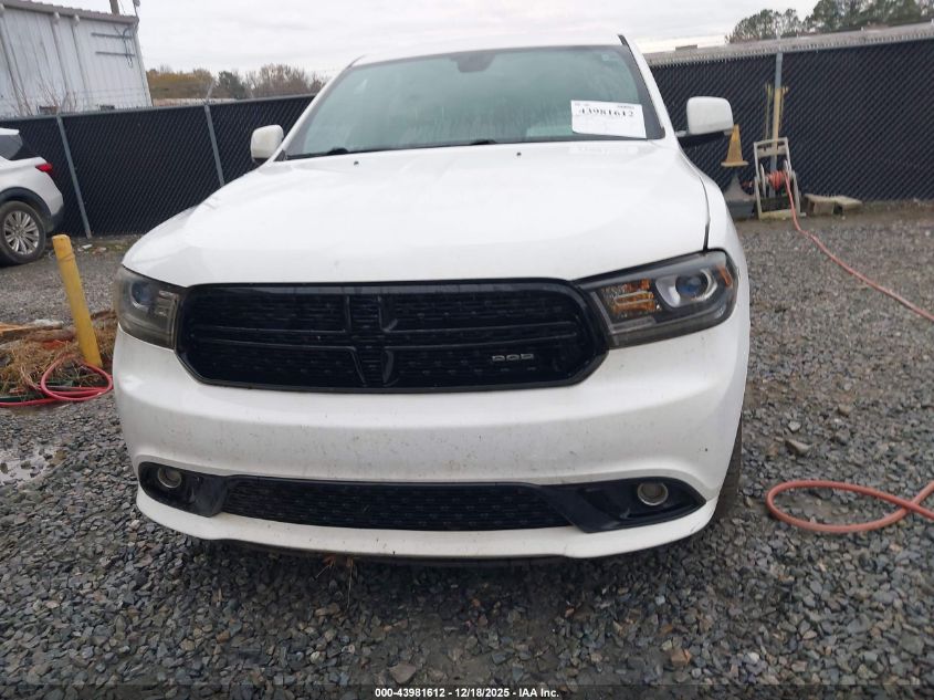 2017 Dodge Durango Gt Rwd VIN: 1C4RDHDG3HC814171 Lot: 43981612