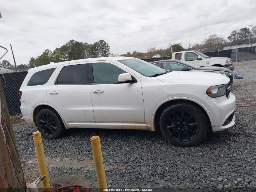 2017 Dodge Durango Gt Rwd VIN: 1C4RDHDG3HC814171 Lot: 43981612