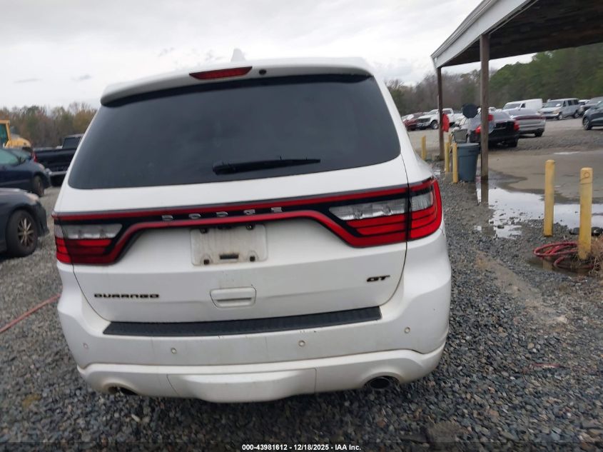 2017 Dodge Durango Gt Rwd VIN: 1C4RDHDG3HC814171 Lot: 43981612