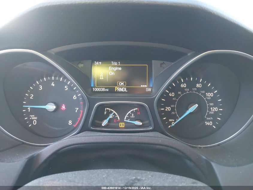 2016 Ford Focus Se VIN: 1FADP3F24GL203673 Lot: 43981614