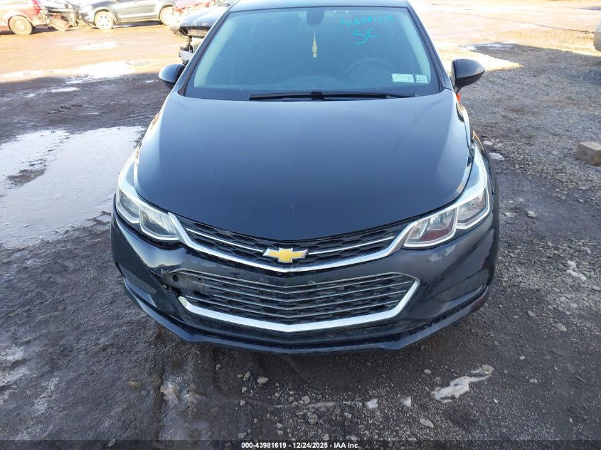 2018 Chevrolet Cruze Lt Auto VIN: 1G1BE5SMXJ7221484 Lot: 43981619
