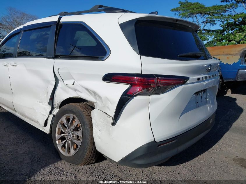 2021 Toyota Sienna Le VIN: 5TDKRKEC1MS071403 Lot: 43981620