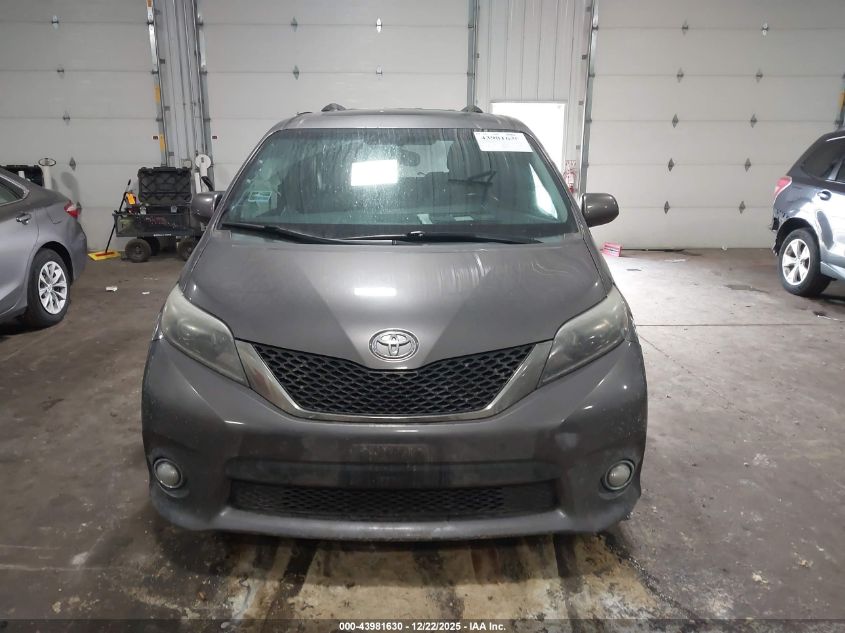 2015 Toyota Sienna Se 8 Passenger VIN: 5TDXK3DCXFS563707 Lot: 43981630