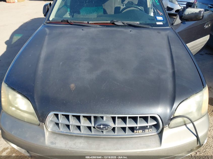 2003 Subaru Outback H6-3.0 VIN: 4S3BH895037645709 Lot: 43981640
