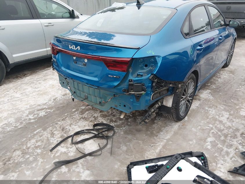 2022 Kia Forte Gt-Line VIN: 3KPF54AD3NE468954 Lot: 43981648