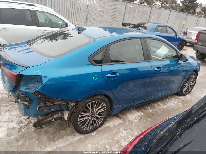 2022 Kia Forte Gt-Line VIN: 3KPF54AD3NE468954 Lot: 43981648