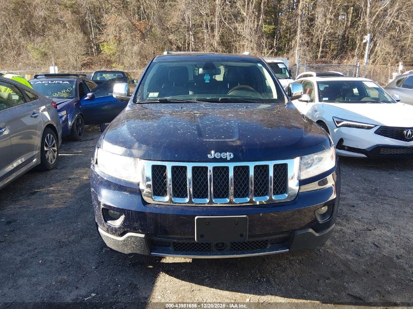 2012 Jeep Grand Cherokee Overland VIN: 1C4RJFCT2CC221860 Lot: 43981656