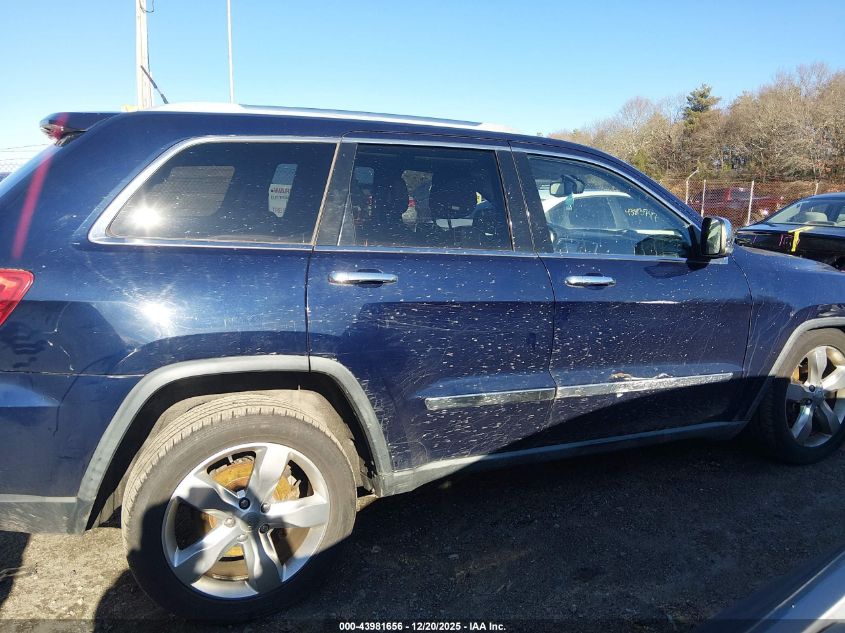 2012 Jeep Grand Cherokee Overland VIN: 1C4RJFCT2CC221860 Lot: 43981656