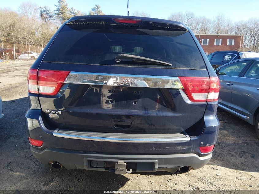 2012 Jeep Grand Cherokee Overland VIN: 1C4RJFCT2CC221860 Lot: 43981656