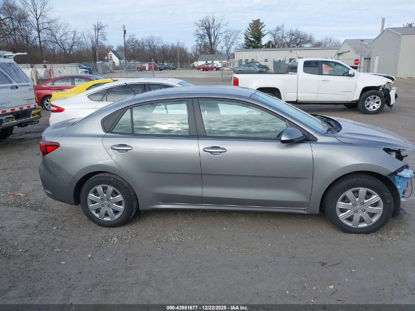 2022 Kia Rio S VIN: 3KPA24AD3NE478015 Lot: 43981677