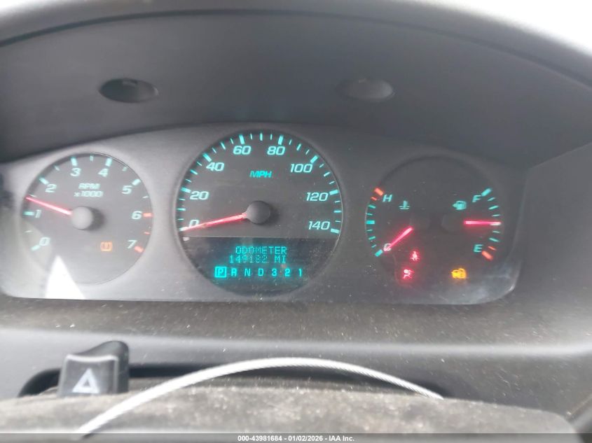 2010 Chevrolet Impala Ls VIN: 2G1WA5EKXA1244011 Lot: 43981684