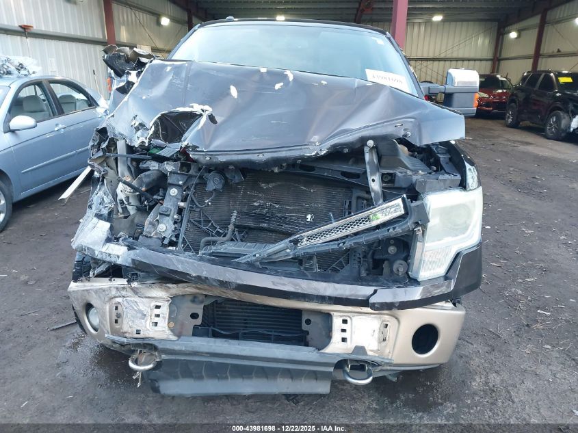 2013 Ford F-150 Lariat VIN: 1FTFX1ET6DFB42418 Lot: 43981698