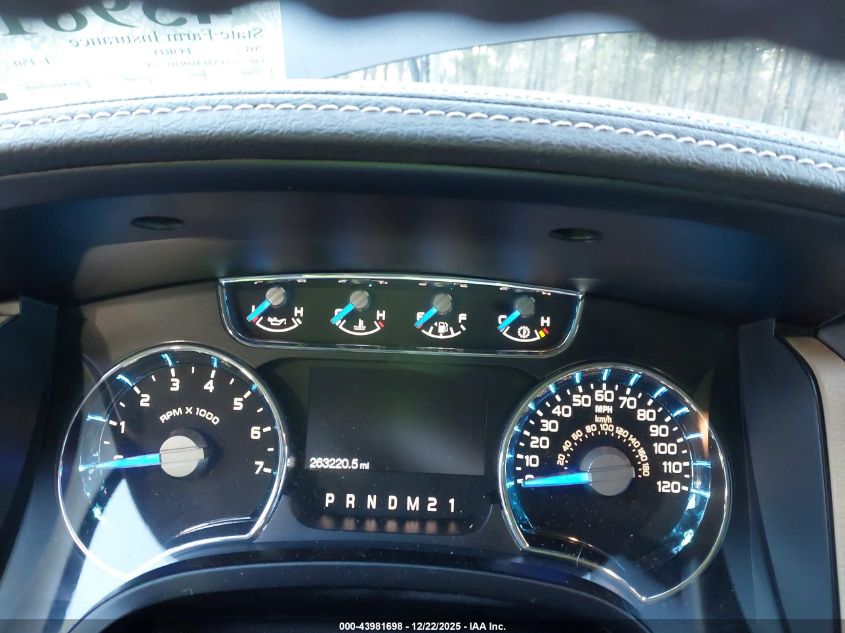 2013 Ford F-150 Lariat VIN: 1FTFX1ET6DFB42418 Lot: 43981698