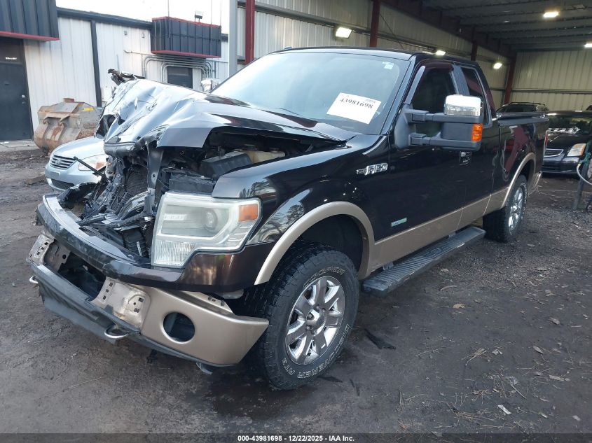 2013 Ford F-150 Lariat VIN: 1FTFX1ET6DFB42418 Lot: 43981698