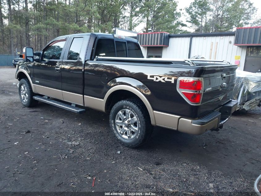 2013 Ford F-150 Lariat VIN: 1FTFX1ET6DFB42418 Lot: 43981698