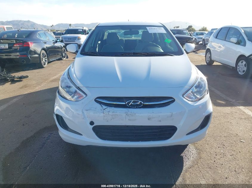 2017 Hyundai Accent Se VIN: KMHCT4AE1HU375949 Lot: 43981716