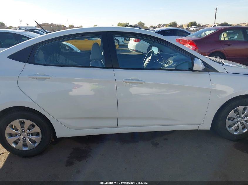 2017 Hyundai Accent Se VIN: KMHCT4AE1HU375949 Lot: 43981716