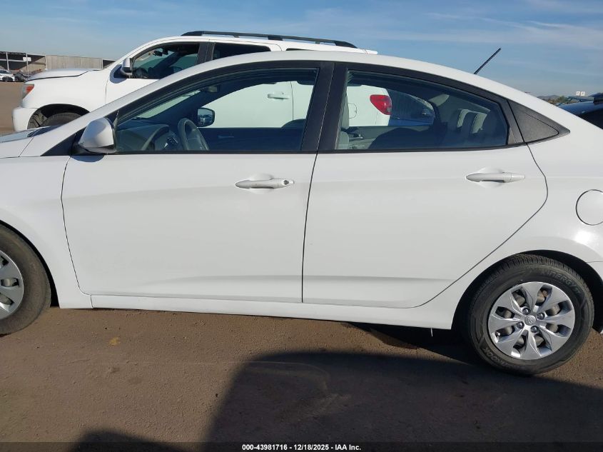 2017 Hyundai Accent Se VIN: KMHCT4AE1HU375949 Lot: 43981716
