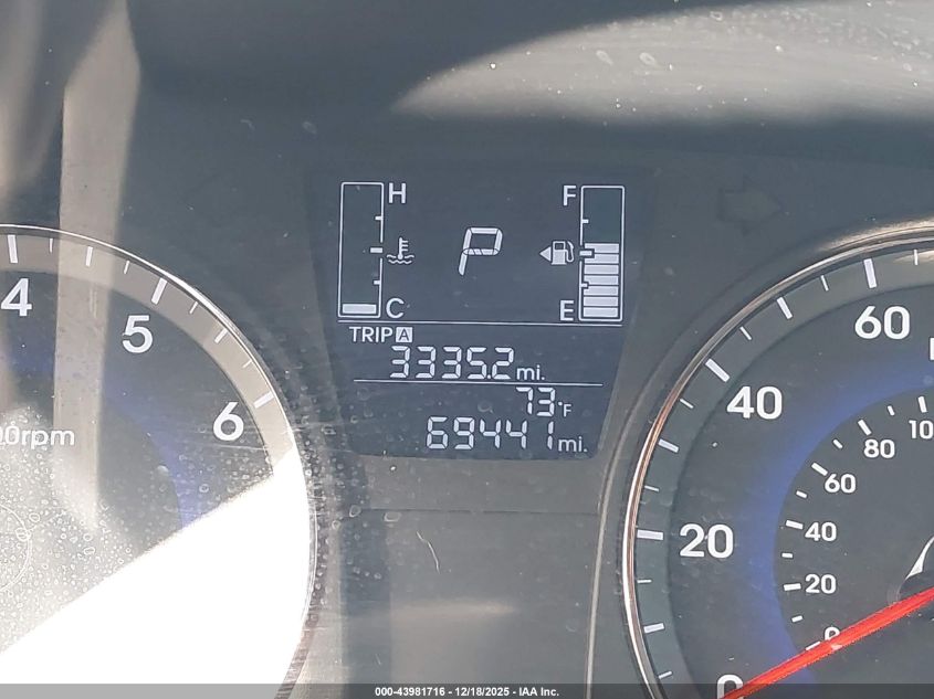 2017 Hyundai Accent Se VIN: KMHCT4AE1HU375949 Lot: 43981716