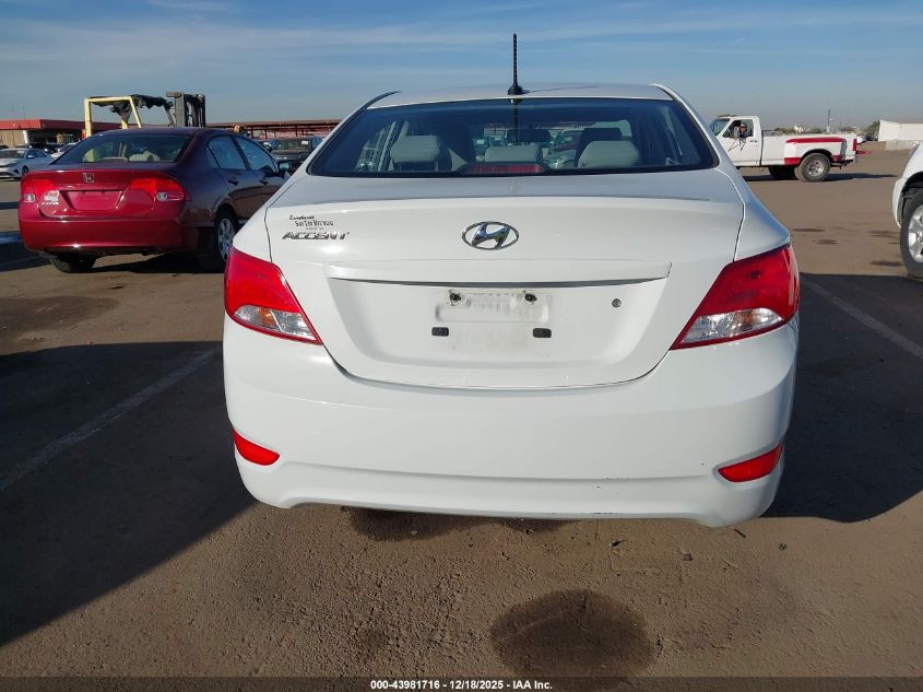 2017 Hyundai Accent Se VIN: KMHCT4AE1HU375949 Lot: 43981716