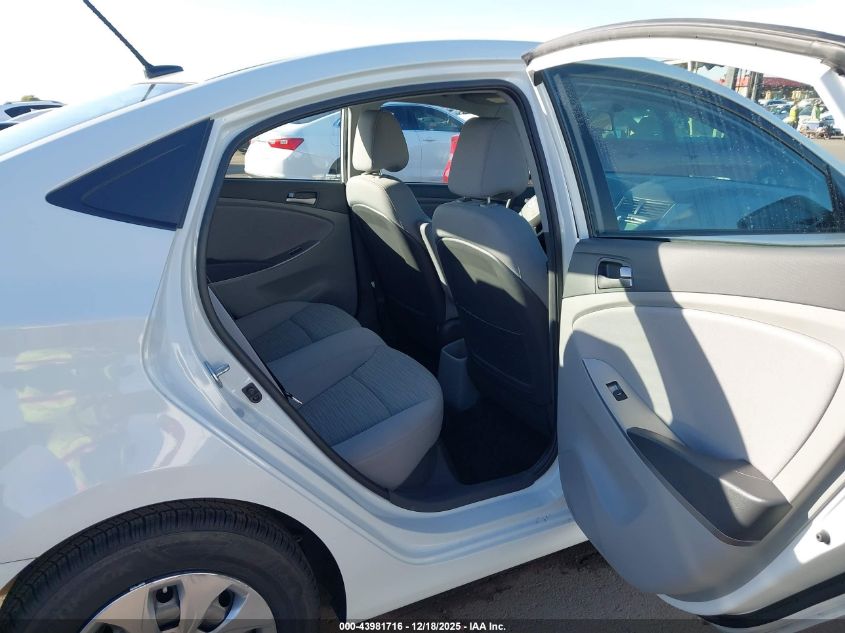 2017 Hyundai Accent Se VIN: KMHCT4AE1HU375949 Lot: 43981716