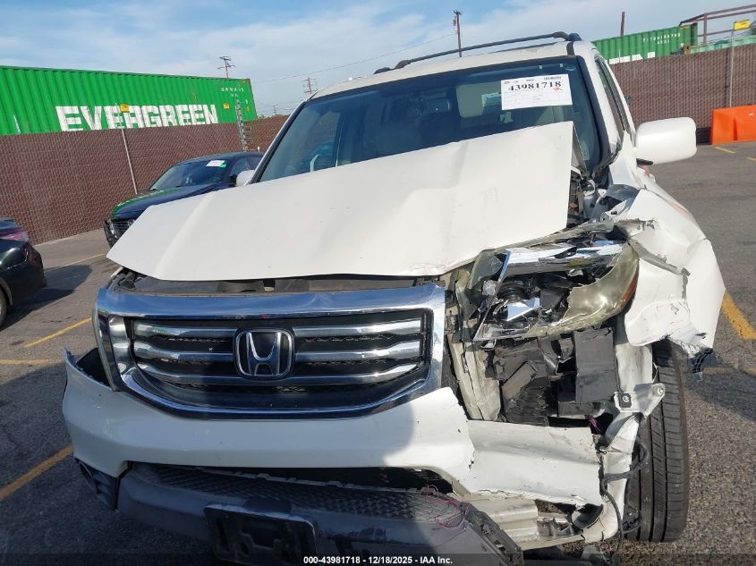 2013 Honda Pilot Touring VIN: 5FNYF3H95DB023464 Lot: 43981718