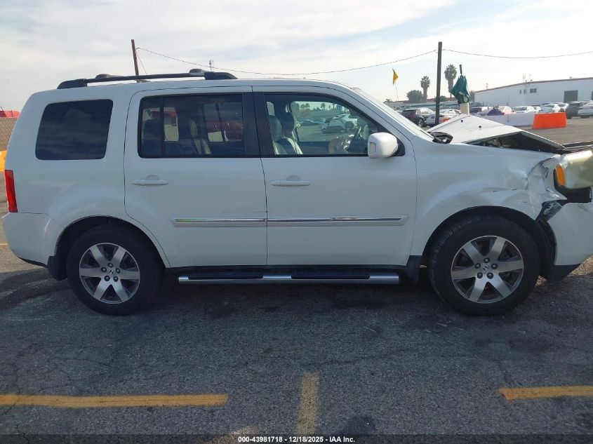 2013 Honda Pilot Touring VIN: 5FNYF3H95DB023464 Lot: 43981718